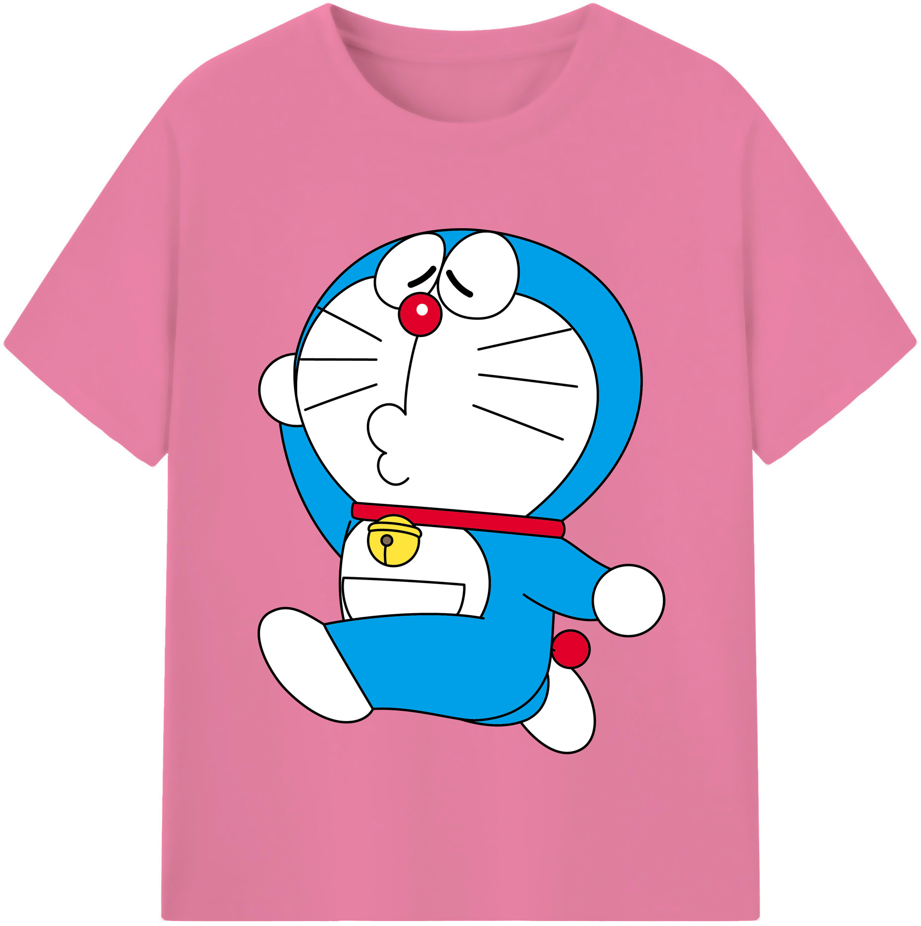 （画像用） ドラえもん Doraemon 綿100％半袖Tシャツ（フロントプリント）